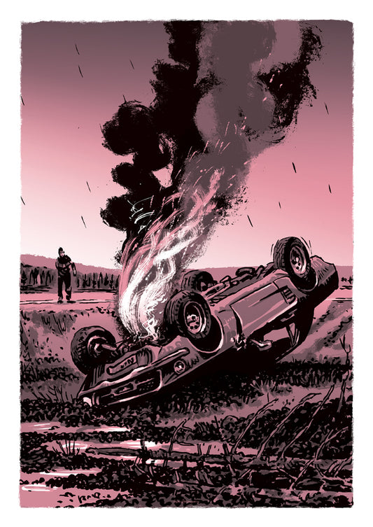 Poster Im Strassengraben