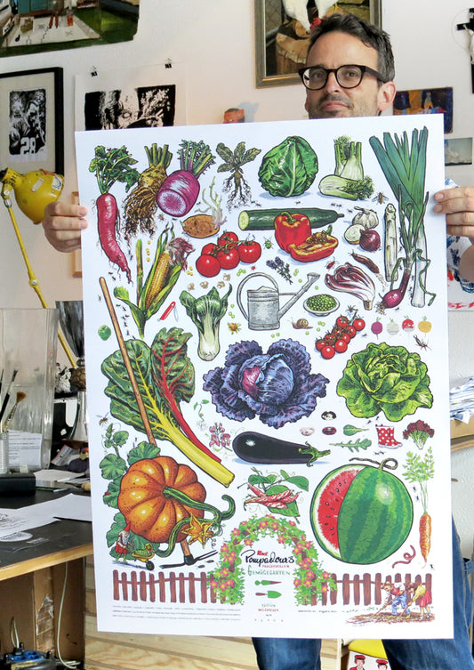 Poster Gemüsegarten