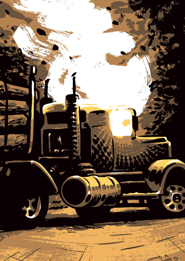 Poster Burning Truck Carhartt
