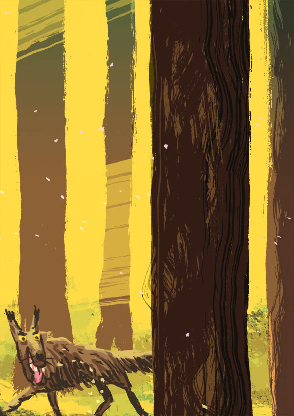 Poster Rotkäppchen Brüder Grimm