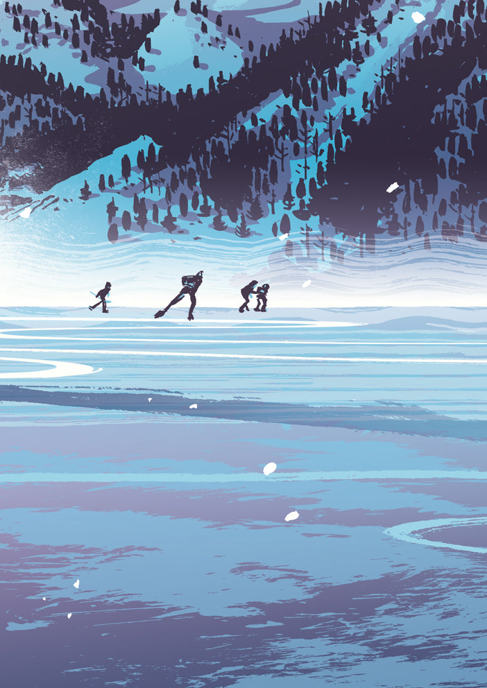 Poster Engadin Silsersee Schweiz