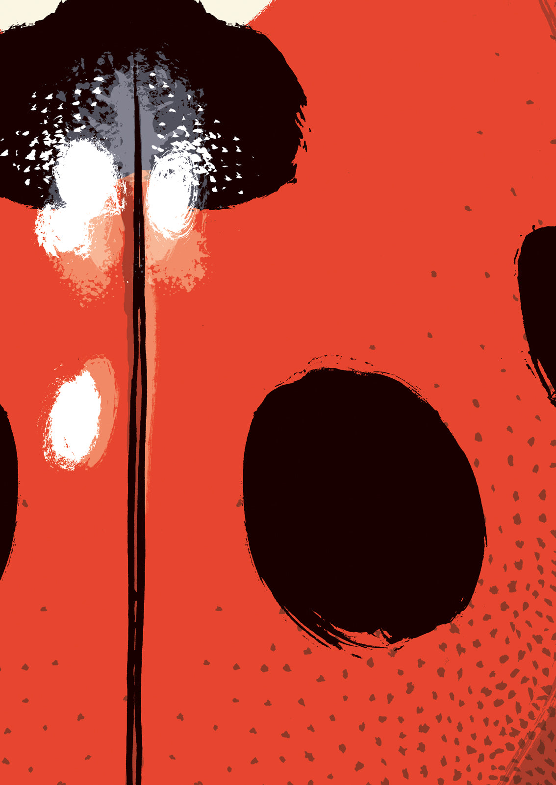 Poster Marienkäfer Glück