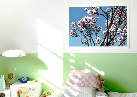 Poster Magnolien
