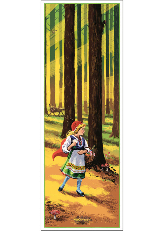 Poster Rotkäppchen Brüder Grimm