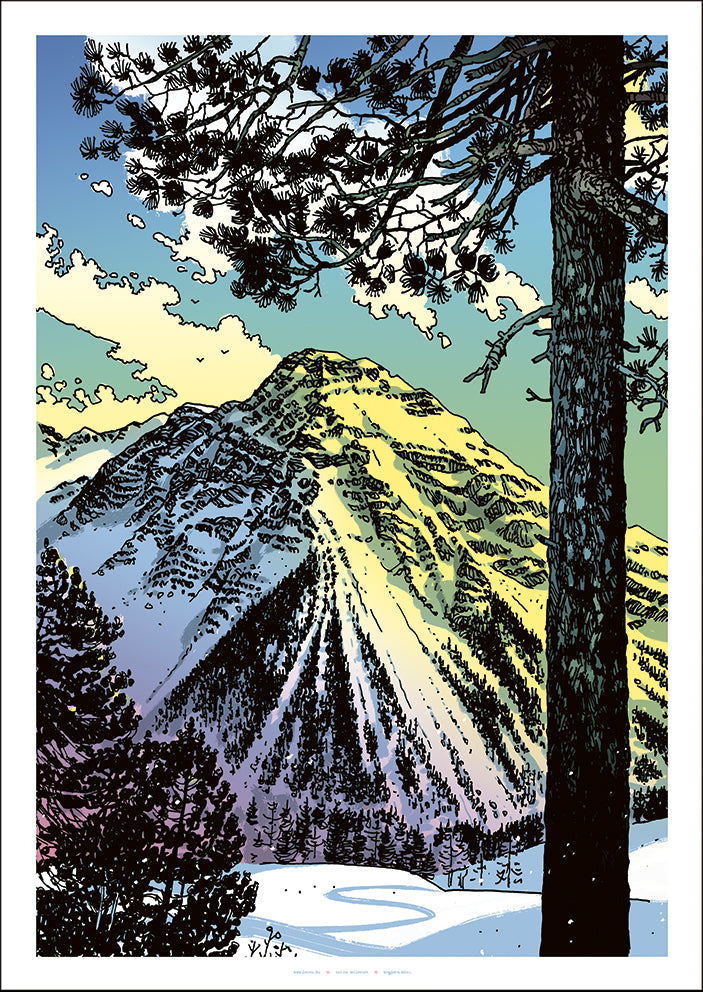 Poster Schiesshorn Arosa