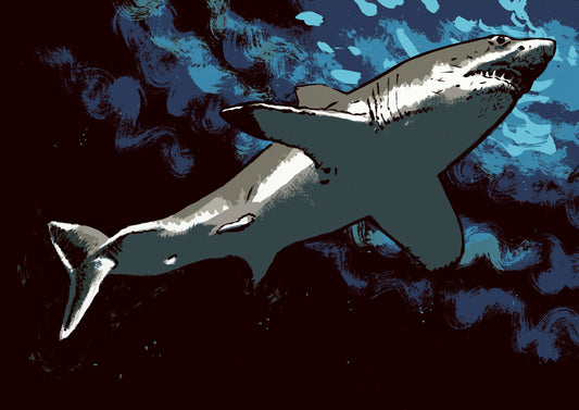 Poster Der weisse Hai