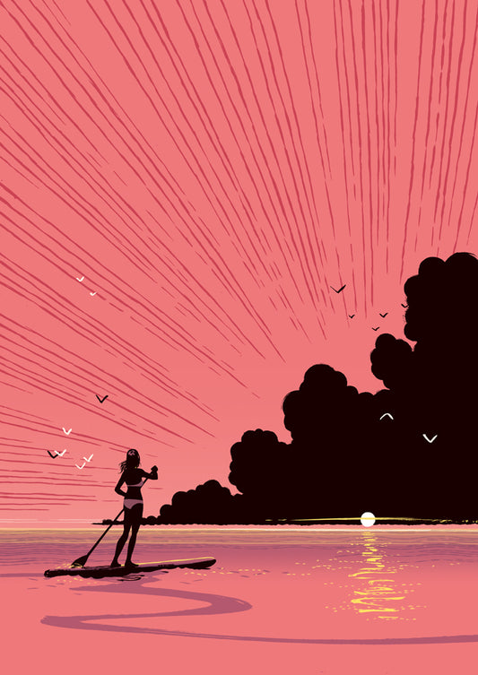 Poster SUP Stand up Paddle