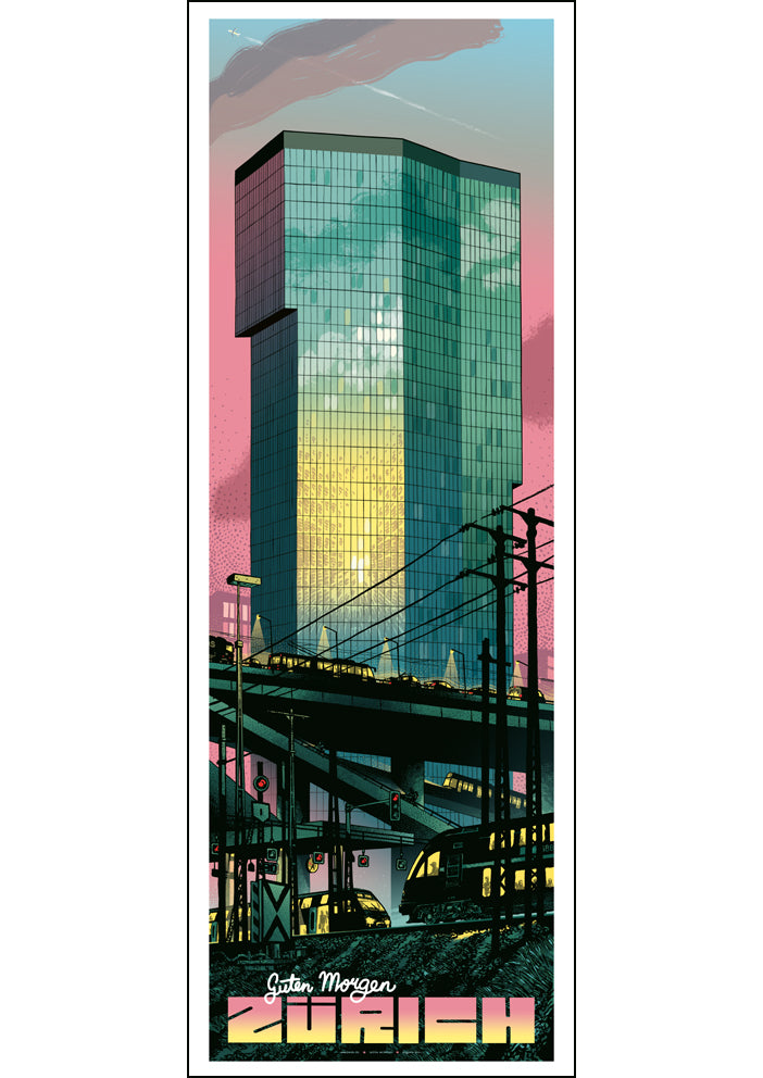 Poster Guten Morgen Zürich
