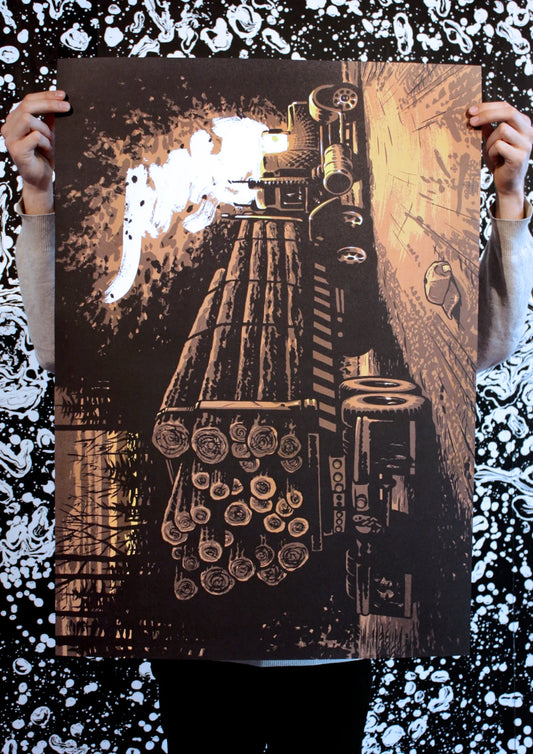 Poster Burning Truck Carhartt