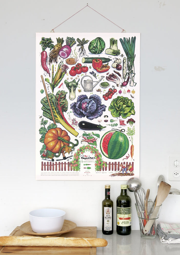 Poster Gemüsegarten
