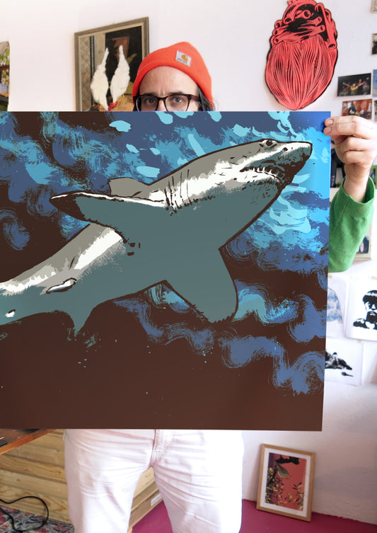 Poster Der weisse Hai