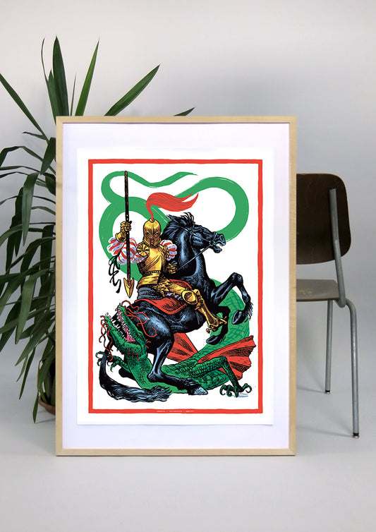 Poster St.Georg Drachentöter