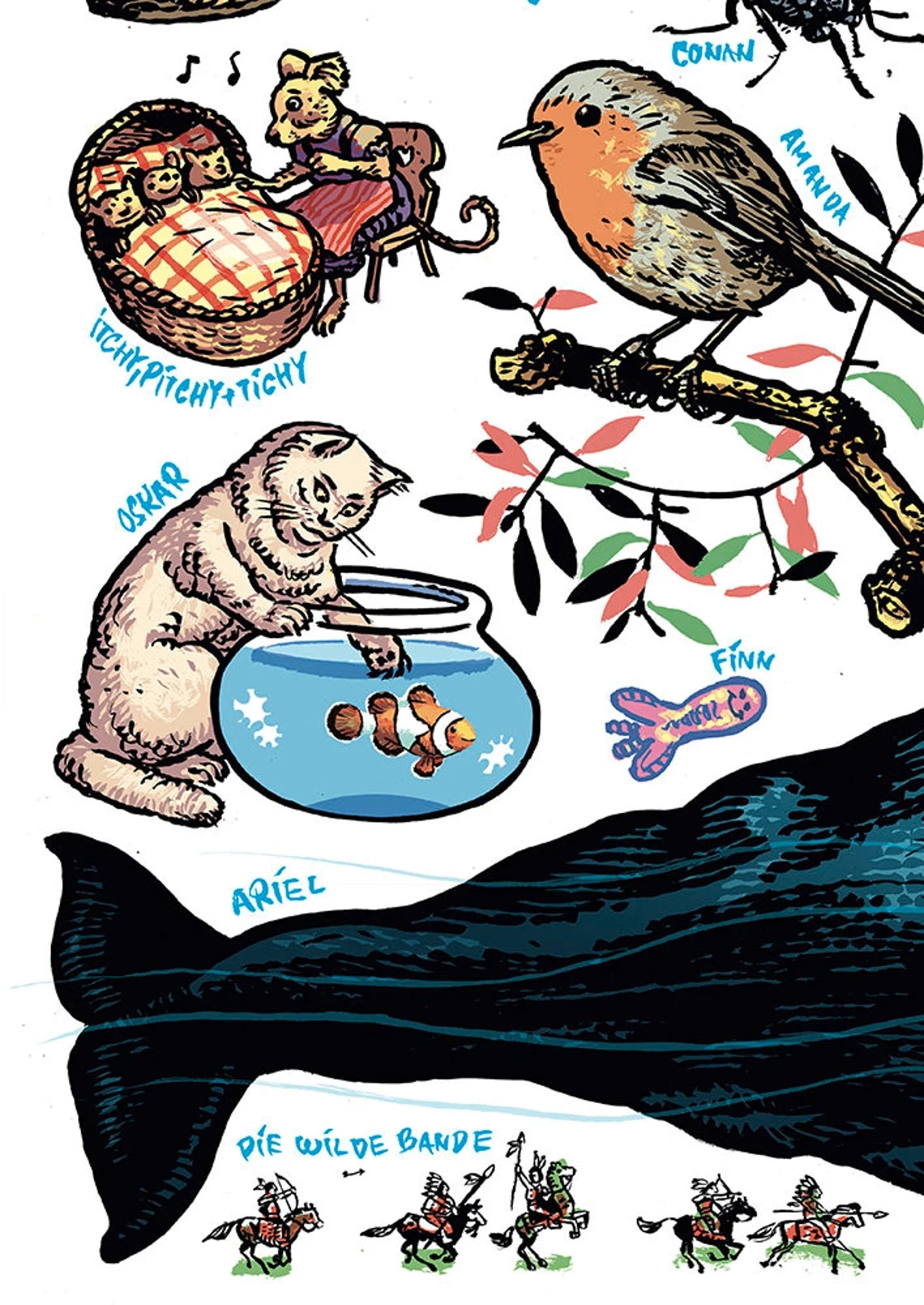 Poster Benjamins lustiger Tiergarten