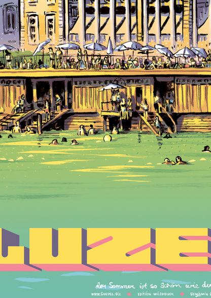 Poster Luzern Seebadi