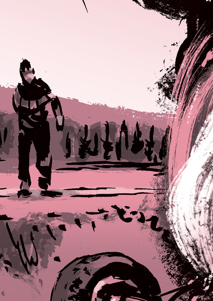 Poster Im Strassengraben