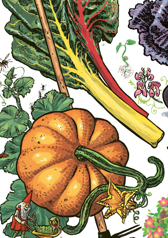 Poster Gemüsegarten