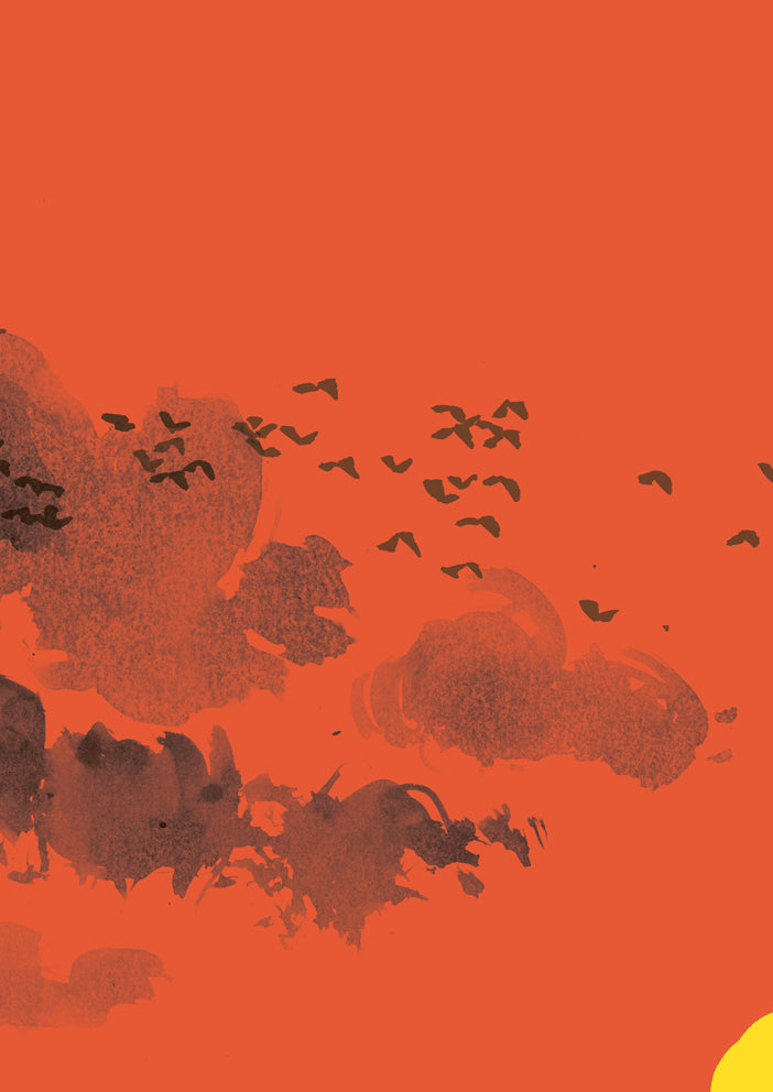 Poster On the Road, Sonnenuntergang