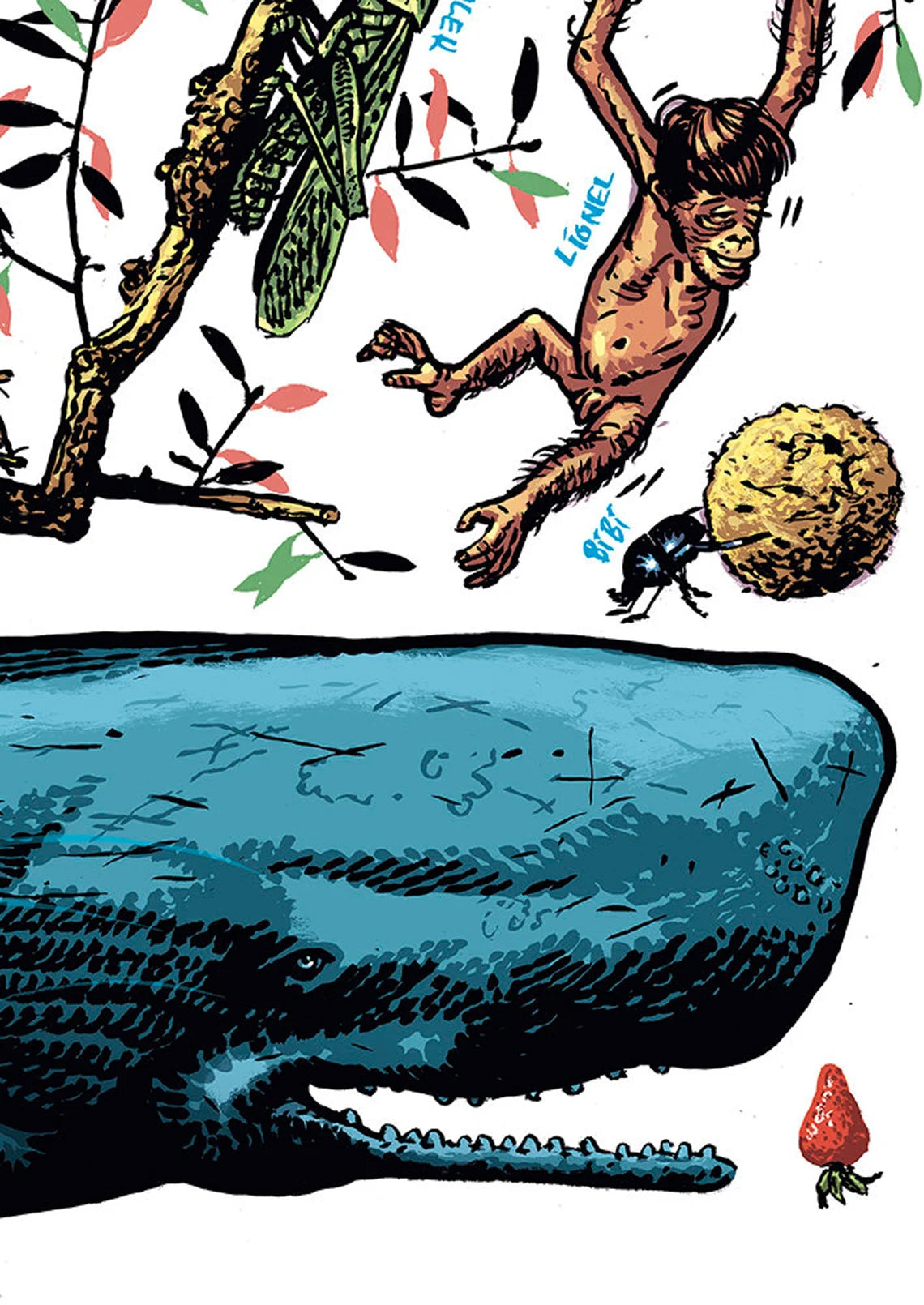 Poster Benjamins lustiger Tiergarten