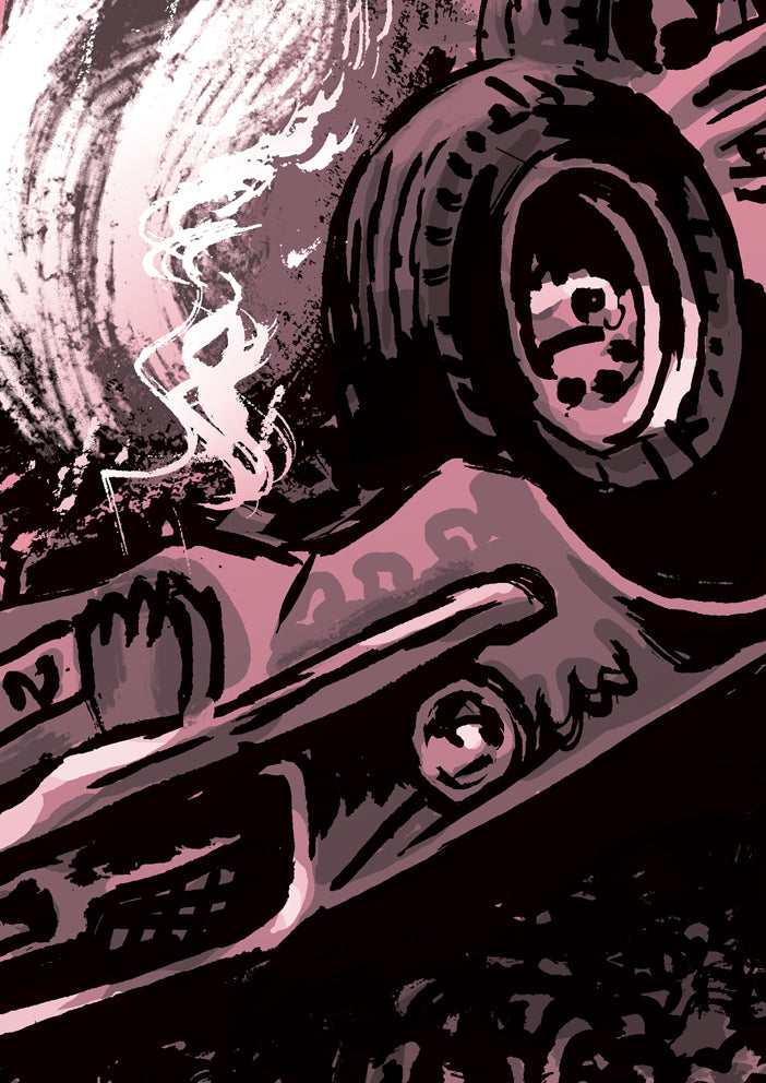 Poster Im Strassengraben