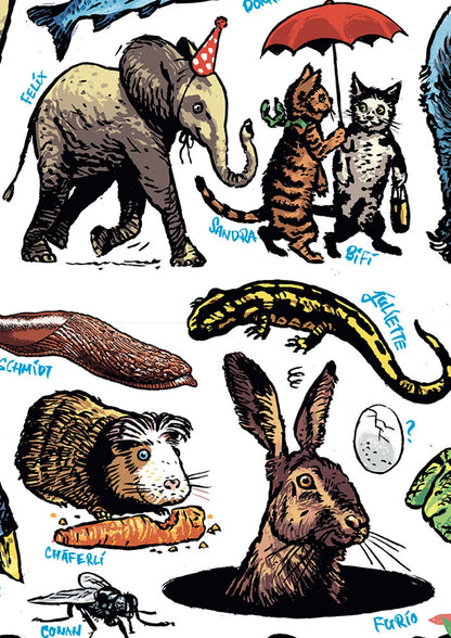 Poster Benjamins lustiger Tiergarten