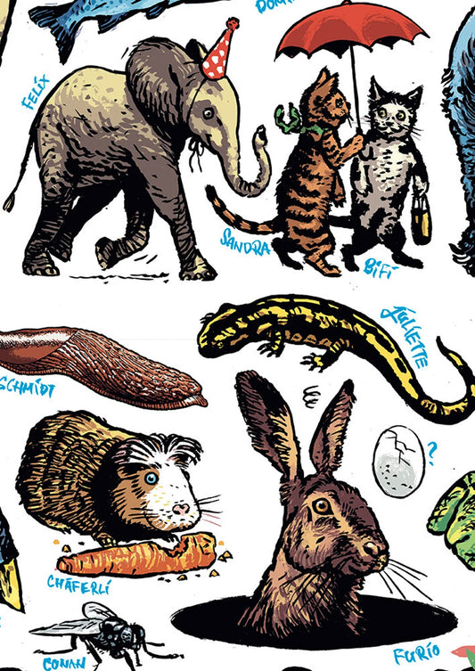 Poster Benjamins lustiger Tiergarten