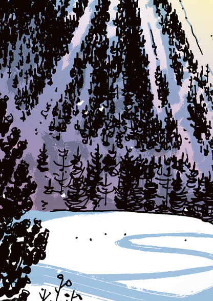 Poster Schiesshorn Arosa