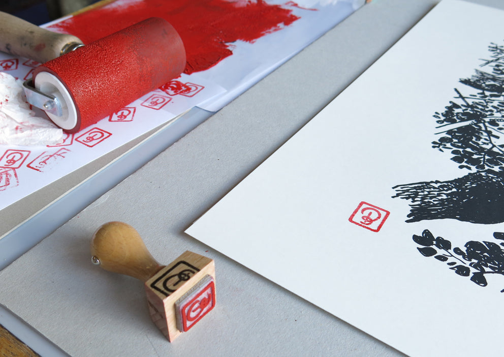 Siebdruck Lindenbaum