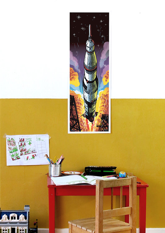 Poster Rakete SaturnV